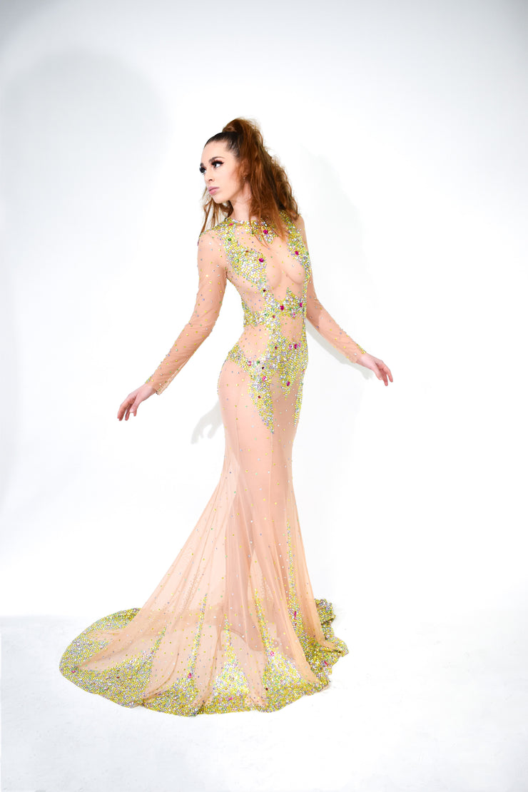 Striking Poses Gown - Royal | Fashion Nova, Dresses | Fashion Nova